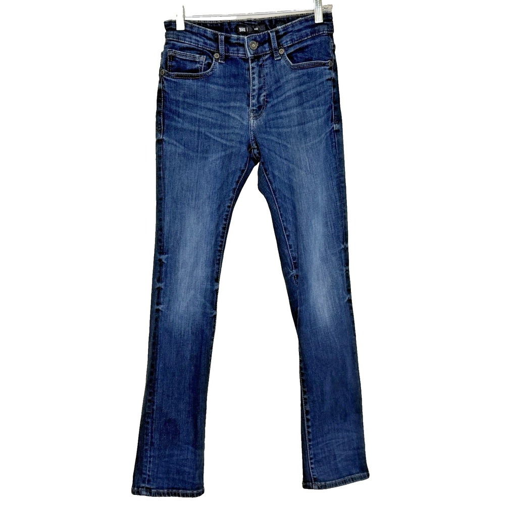 BKE Buckle Alec Jeans Mens Size 30x32 Blue Dark Wash Denim Straight Leg Stretch